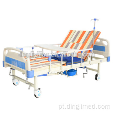 Cama de hospital de tamanho elétrico e elétrico ajustável